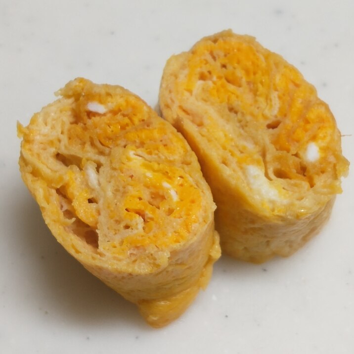 仕上げはレンジ!簡単卵焼き